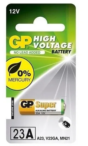 GP 12 Volt 23A Batterie A23 V23PX - Hochleistungs-Alkaline-Batterie für zuverlässige Energieversorgung in Fernbedienungen und Geräten