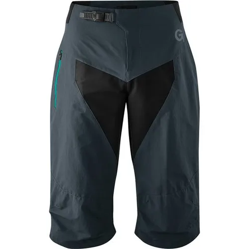 Gonso Fahrradshorts ''Rasass'' in Grau - Größe XXL für Herren - Hochwertige Gonso Fahrradshorts ''Rasass'' in Grau, Größe XXL - atmungsaktiv, schnelltrocknend und mit praktischen Reißverschlusstaschen für optimalen Komfort beim Radfahren.