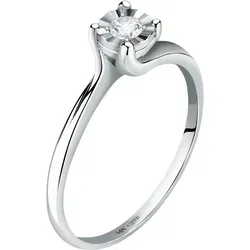 Valeria Damenring 89209340 aus 585er Weißgold von Christ