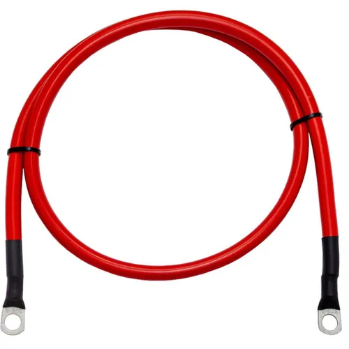 0,25m Batteriekabel Pluskabel 25mm² Rot KFZ Stromkabel 2x Rohrkabelschuh M8 25cm
