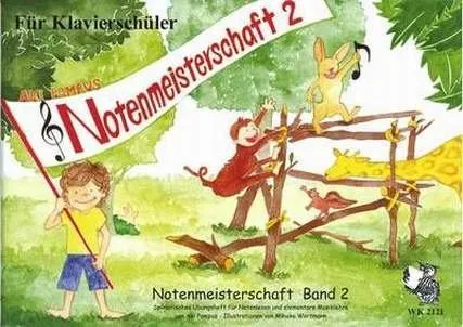 Notenmeisterschaft 2: Spielerisches Übungsheft für Notenlesen und elementare Musiklehre