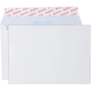 ELCO Briefumschläge Office, weiß, C6, ohne Fenster, haftklebend, 80g/m², 100 Stück
