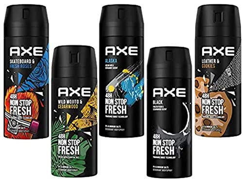 AXE Bodyspray Deo Spray Set 5x 150ml von AXE