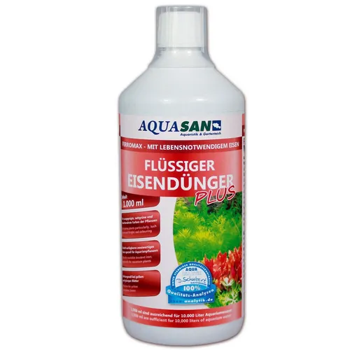 AquaSan FerroMax Flüssiger Eisendünger PLUS 250ml Restposten