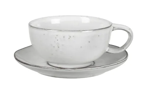 Broste Copenhagen Nordic Sand Teetasse mit Untertasse 0,25l