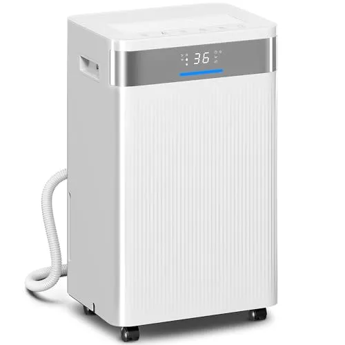 HOMCOM Luftentfeuchter 20L - Effizient & Leise - Leistungsstarker Luftentfeuchter mit 20L Kapazität für Räume bis 40 m². Leiser Betrieb mit nur 41 dB, ideal für ungestörte Ruhe. Ausgestattet mit 24-Stunden-Timer und zwei Lüftergeschwindigkeiten.