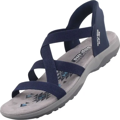 Skechers Damen Reggae Slim-Stretch Flex Sandalen - Wanderschuhe mit Hands Free Slip-ins(TM) für müheloses An- und Ausziehen, vegan und maschinenwaschbar.