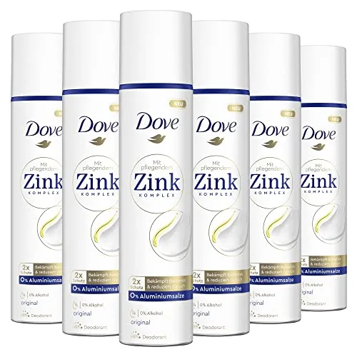 Dove Deo Spray Original Deo ohne Aluminium mit pflegendem Zink-Komplex 100 ml 1 Stück