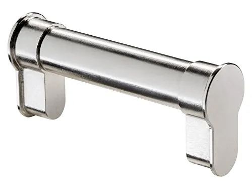 WPLUSM EASYBLIND Universal-Blindzylinder Profil-Zylinder 77-132 mm Türstärke vernickelt Steckmechanismus