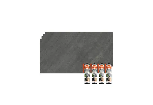 IZODEKOR 3D Wandpaneel IZODEKOR Wandverkleidung Marmoroptik 120x60cm Alternative zu Badfliese, Direkt auf Fliesen montierbar, fleckenabweisend