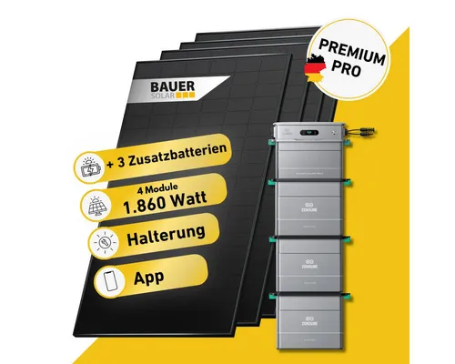 Watt Bifazial Komplettset Balkonkraftwerk Zendure Solarflow 800 Pro 2