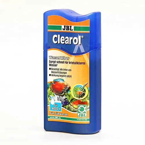 JBL Clearol 23031 Wasseraufbereiter zur Klärung für kristallklare Süßwasser Aquarien, 100 ml