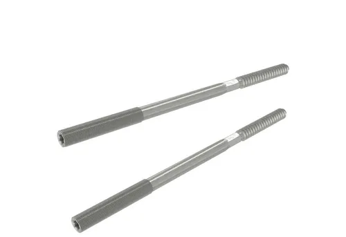 Zambelli Regenfallrohr, (Stockschraube für Rohrschelle, verzinkt DN 140 /M10 Silber), stabile Befestigung der Fallrohrschelle, hoher Korrosionsschutz