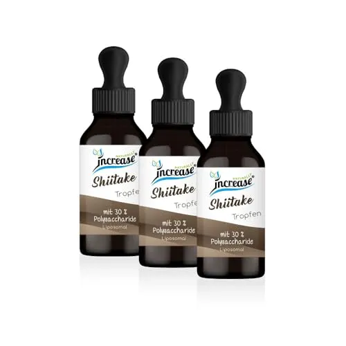 Nimm 3, zahl 2 Aktion: Hochdosierte Shiitake Tropfen (180.000mg in 3 Flaschen) - Entdecke unsere pflanzlichen Shiitake Tropfen mit 2000mg Shiitake pro Tag. Ideal für die tägliche Unterstützung, frei von chemischen Zusatzstoffen und vegan. Jetzt in 2 Varianten erhältlich!