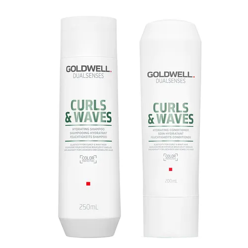 Goldwell Dualsenses Curls & Waves Hydrating 250ml Shampoo + 200ml Spülung aus DE