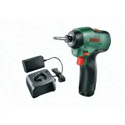 Bosch Home and Garden EasyImpactDrive 12 Akku-Drehschlagschrauber 12.0V - Akkuschrauber mit ergonomischem Design und hohem Drehmoment. Ideal für Schrauben, Bohren und Bolzenschrauben in verschiedenen Materialien. POWER FOR ALL: Ein Akku für alle Bosch Home & Garden-Geräte.