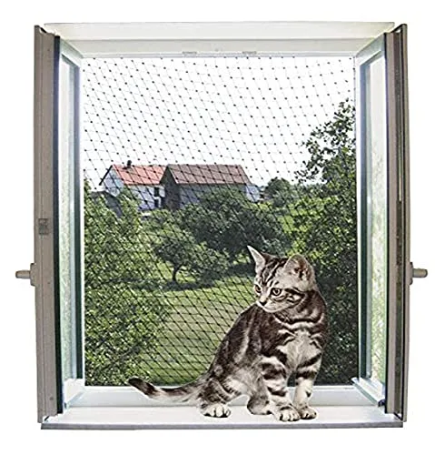 Kerbl Pet Katzenschutznetz 4 x 3 m, transparent