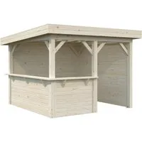 Palmako Pavillon Lenna Set 303 Naturbelassen 300 cm x 300 cm FSC®