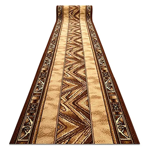 rugsx Läufer BCF Opal für Flur, Küche beige 80x280 cm