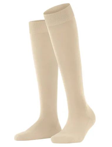 Falke Kniestrümpfe ClimaWool - Feuchtigkeitsregulierend, Merinowolle, Beige, Damen, Größe 37-38 - Sportsocken aus feiner Merinowolle mit feuchtigkeitsregulierenden und temperaturausgleichenden Eigenschaften für stets wohltemperierte Füße - ideal für aktive Frauen.