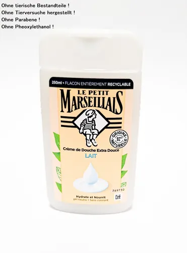 Duschgel Milch Le Petit Marseillais Lait Duschcreme 250ml aus Frankreich