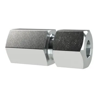Riegler Ger. Aufschraubversch., G 3/8 i., Rohr-AØ 10, Stahl verzinkt, GAV3810LST
