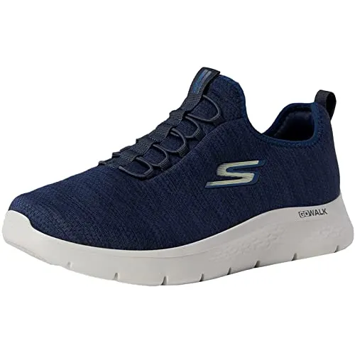 Skechers Slipper blau 45 EU - Sneaker in Größe 45 EU, stylischer blauer Textil-Slipper für optimalen Tragekomfort und lässigen Look.