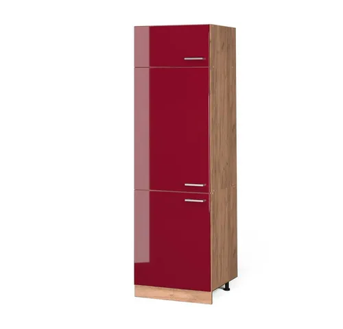 Vicco Kühlumbauschrank R-Line 60 cm in rot von Vicco