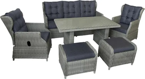 Bellavista Canelli Dining Garten Lounge Set in braun von Bellavista