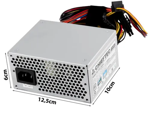 Chieftec SFX-250VS 250W SFX Netzteil - SFX Netzteil mit 250W Leistung, ideal für kompakte PC-Bauten, bietet zuverlässige Stromversorgung mit 20+4-PIN, 4-PIN 12V und mehreren SATA/Molex-Anschlüssen.