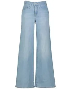 Levi's® Weite Jeans 318 SHAPING - Five-Pocket Style in Blau - Jeans im Five-Pocket Style, hoch geschnitten und atmungsaktiv für optimalen Tragekomfort. Ideal für einen lässigen Look.