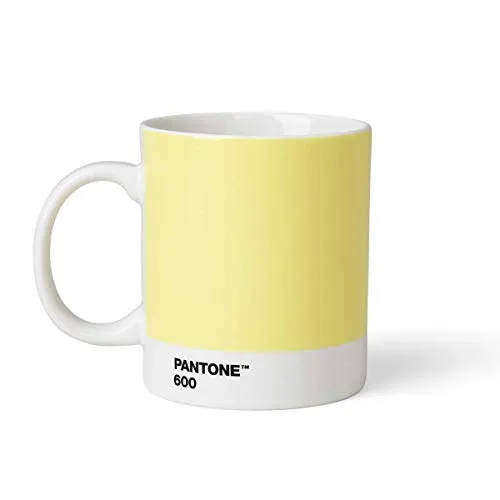 Pantone Kaffeetasse, Porzellan, Light Yellow 600, 8.4 x 8.4 x 12.1 cm