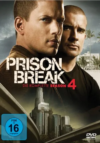 Prison Break - Die komplette Season 4 [6 DVDs] - Spannende Krimi-Serie über Flucht und Überleben, freigegeben ab 16 Jahren, perfekt für Fans von packenden Geschichten.