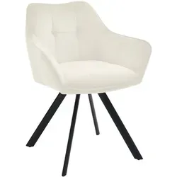 CLP Esszimmerstuhl Scott I Samt oder Stoff Bezug von CLP