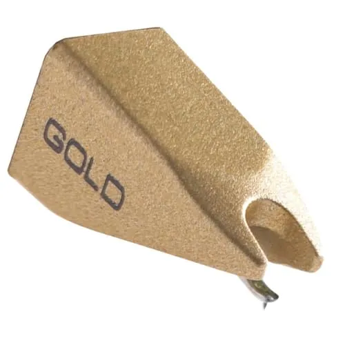 Ortofon Stylus Gold - Hochwertige DJ Tonabnehmernadel - DJ Tonabnehmernadel mit bester Klangqualität, hervorragenden Scratching-Eigenschaften und plattenschonendem elliptischen Nadelschliff.