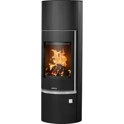 JUSTUS Kaminofen Faro W+ 2.0 Speicherstein schwarz Stahl 7kW - Kaminofen mit 7kW Leistung, ideal für effiziente Wärme und modernes Design in Ihrem Wohnraum.