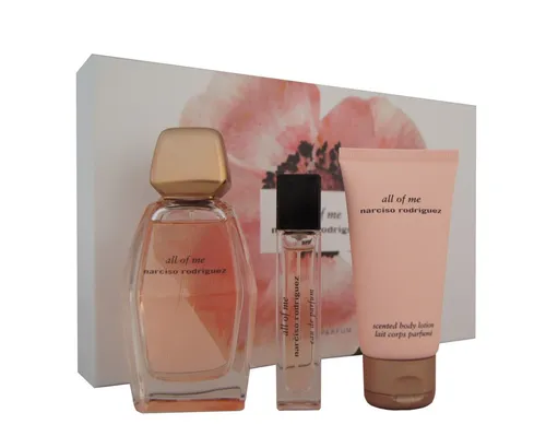 narciso rodriguez all of me Eau de Parfum 90ml  & Body Lotion 50ml + EDP 10ml