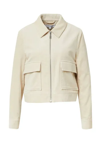 comma Jackenblazer beige 40 EU - Funktionsjacke aus 99% Baumwolle, pflegeleicht und ideal für stilvolle Anlässe, perfekt für einen eleganten Look.