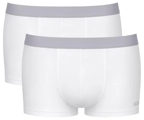 Sloggi Herren GO ABC 2.0 Hipster 2P, White, M