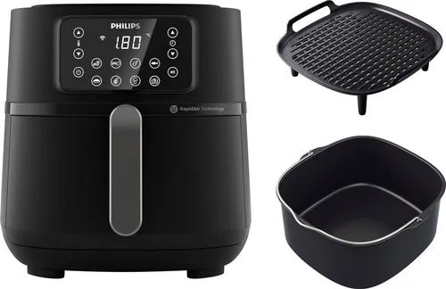 Philips Heißluftfritteuse Airfryer XXL HD9285/96 - 7,2 l, 2000 W, 16 Kochfunktionen und WiFi Konnektivität, ideal für gesunde und schnelle Mahlzeiten für die ganze Familie