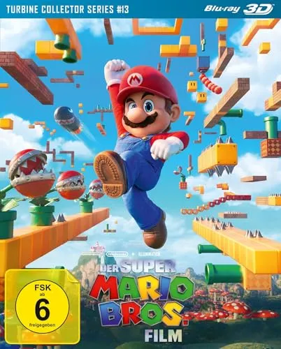 Der Super Mario Bros. Film (The Super Mario Bros Movie) 3D Blu-ray NEU & OVP - Erleben Sie den Abenteuerfilm für die ganze Familie in beeindruckendem 3D. Ideal für spannende Filmabende und unvergessliche Unterhaltung. FSK 6, ideal für Kinder! Perfekt verpackt und neu.