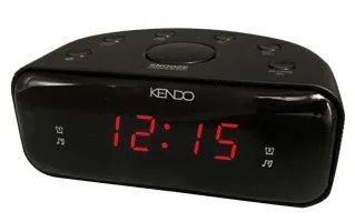 KENDO Radiowecker Alarm Clock 24EXSW schwarz