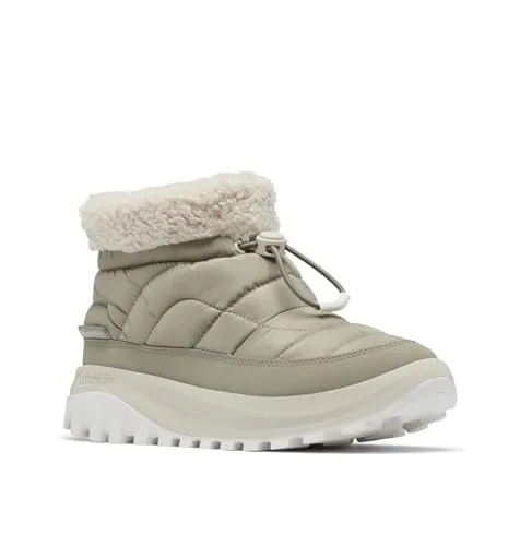 Columbia Niedrige Damen-Schneestiefel - Wanderschuhe mit 200 g Isolierung für Wärme und Omni-Heat Futter, ideal für kalte Tage. Die Techlite-Zwischensohle sorgt für Komfort und die Adapt Trax Außensohle für exzellente Traktion.