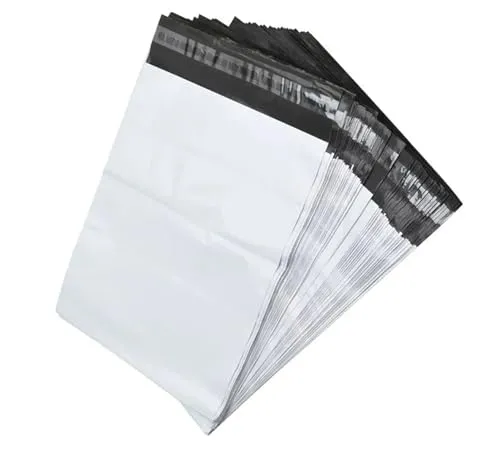 Stück Folienversandtaschen selbstklebend | 420 x 550 mm Versandbeutel mit Selbstklebeverschluss | 42 x 55 cm Versandtüten blickdicht aus Plastik für Kleidung und Textilien 50