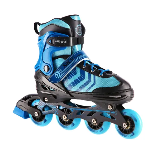 Nils NH18192A 4in1 Inline-Skates Schwarz und Blau, Größe M-L (39-43)
