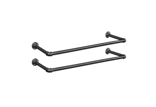 SONGMICS Kleiderstange (2 St) in schwarz von SONGMICS