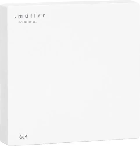 Müller KNX 24087 Raumthermostat, Hygrostat - Zubehör für Klima & Heizen, intelligenter Raumtemperaturregler mit Hygrostat für optimale Raumklima-Kontrolle