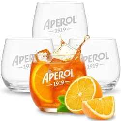 Maxito Aperol Gläser 4er Set - 370 ml für perfekten Genuss - Die Maxito Aperol Gläser im 4er Set bieten mit 370 ml Volumen ausreichend Platz für Cocktails und Spritz. Ideal für stilvolle Anlässe und als Geschenk verpackt in einer bruchsicheren Box.