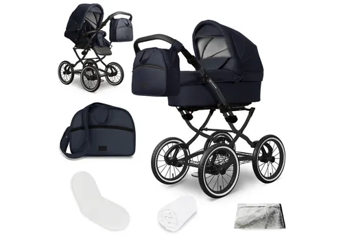 Kinderwagen Blau von Bergsteiger