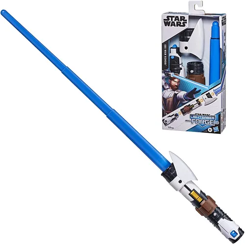 Star Wars Hasbro Lightsaber Forge Obi-Wan Kenobi - Schwertspielzeug für Kinder ab 4 Jahren, anpassbar mit über 1000 Kombinationen für epische Lichtschwert-Duelle in der Star Wars Galaxis.